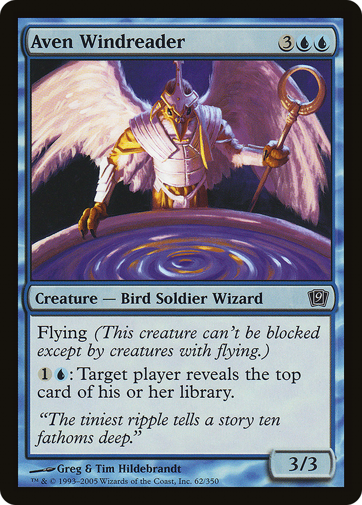 Aven Windreader (9ED-62★) (Foil)