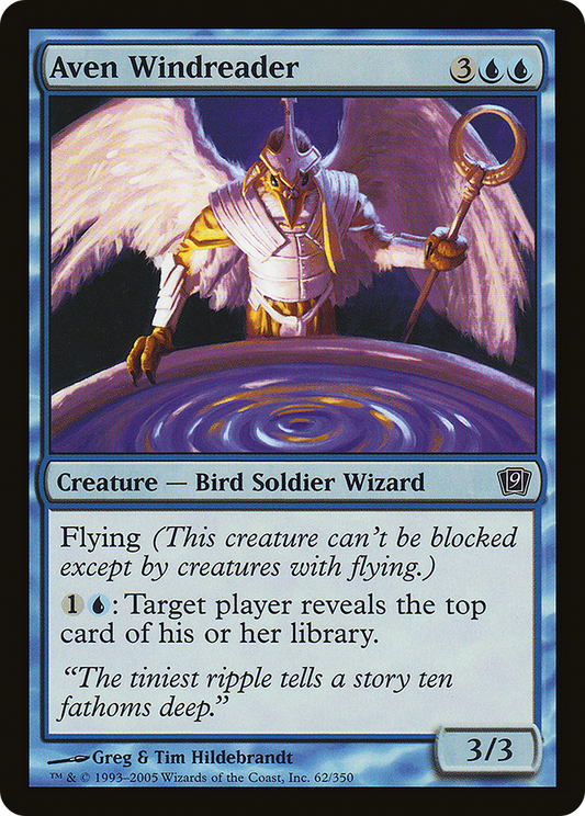 Aven Windreader (9ED-62★) (Foil)