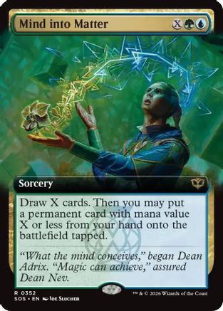 Mind into Matter (Extended Art) (SOS-352)