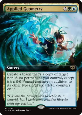 Applied Geometry (Extended Art) (SOS-343) (Foil)