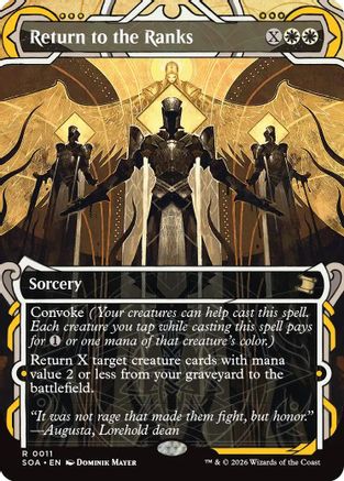 Return to the Ranks (SOA-011) (Foil)