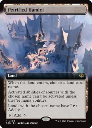 Petrified Hamlet (Extended Art) (SOS-362) (Foil)