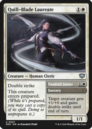 Quill-Blade Laureate (SOS-027) (Foil)