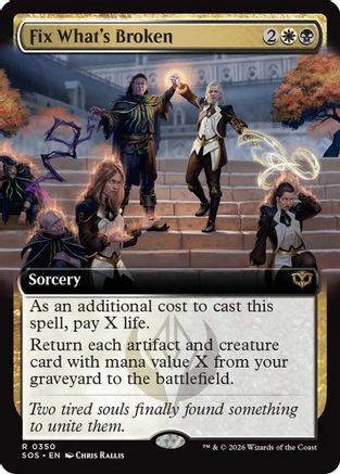 Fix What's Broken (Extended Art) (SOS-350)