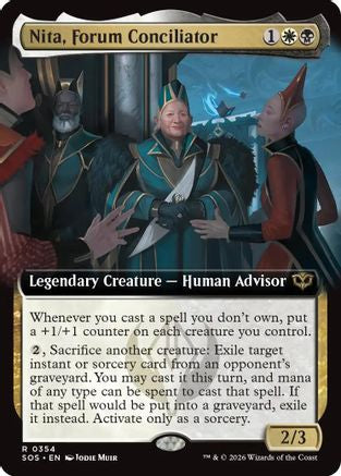 Nita, Forum Conciliator (Extended Art) (SOS-354) (Foil)