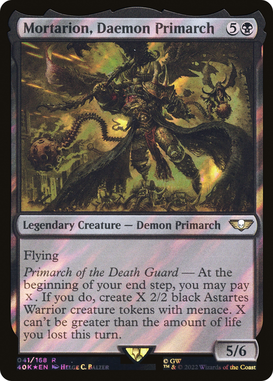 Mortarion, Daemon Primarch (40K-41★) (Surge Foil)