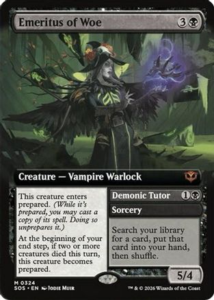 Emeritus of Woe (Extended Art) (SOS-324)