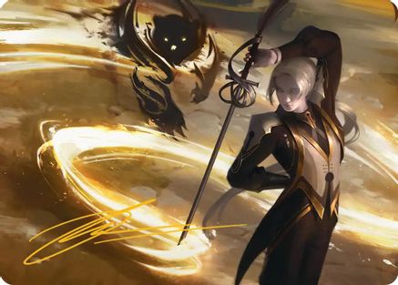 Rapier Wit Art Card (Gold-Stamped Signature) (ASSOS-006)