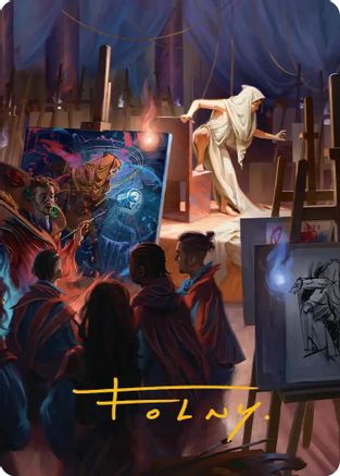Archaeomancer Art Card (Gold-Stamped Signature) (ASSOS-041)