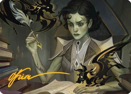 Eternal Student Art Card (Gold-Stamped Signature) (ASSOS-011)