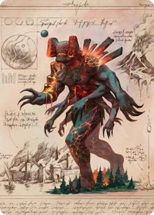 Magmablood Archaic Art Card (ASSOS-031)