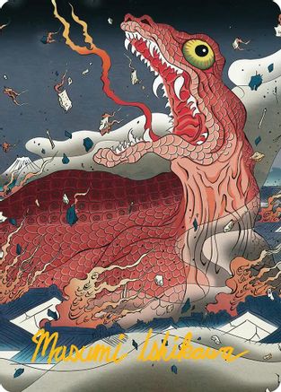 Subterranean Tremors Art Card (Gold-Stamped Signature) (ASSOS-053)