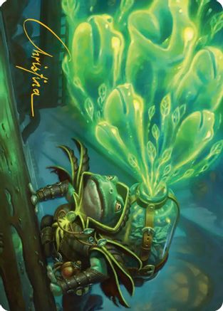 Burrog Barrage Art Card (Gold-Stamped Signature) (ASSOS-015)