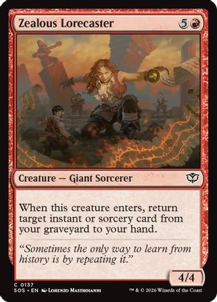 Zealous Lorecaster (SOS-137)