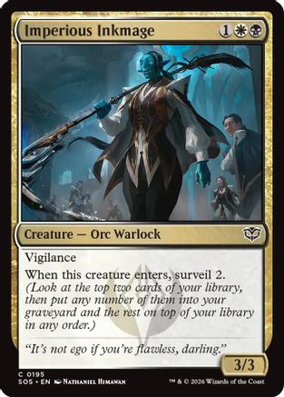 Imperious Inkmage (SOS-195) (Foil)