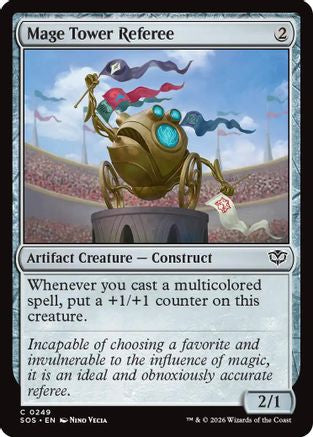 Mage Tower Referee (SOS-249) (Foil)