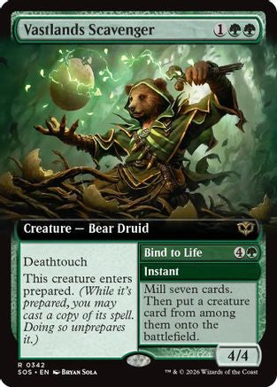 Vastlands Scavenger (Extended Art) (SOS-342) (Foil)