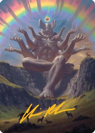 Transcendent Archaic Art Card (Gold-Stamped Signature) (ASSOS-001)