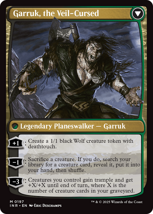 Garruk Relentless // Garruk, the Veil-Cursed (INR-197)