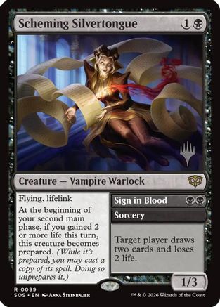 Scheming Silvertongue (PPSOS-099) (Foil)