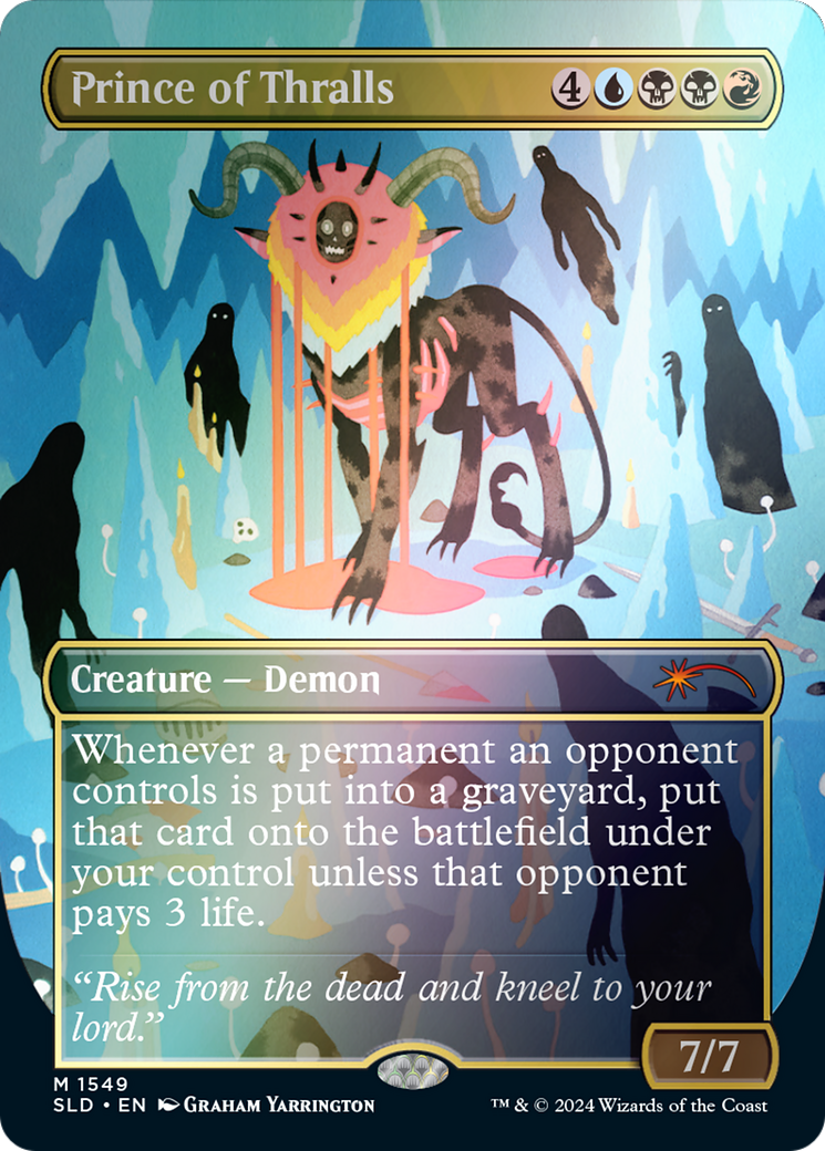 Prince of Thralls (SLD-1549★) (Borderless) (Foil)