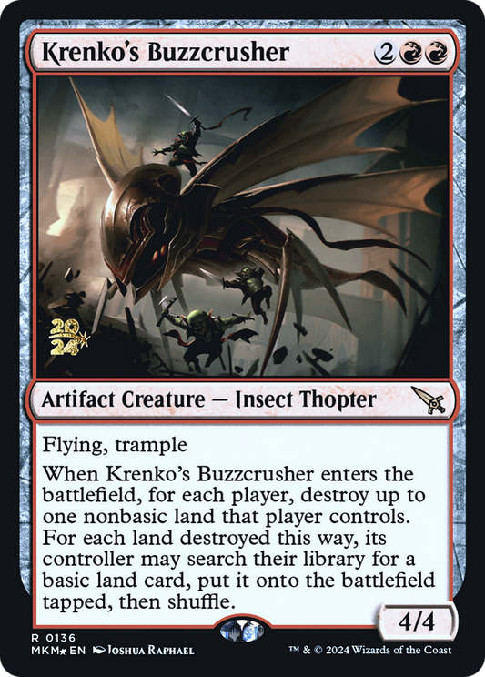 Krenko's Buzzcrusher (PRE-136S) (Foil)