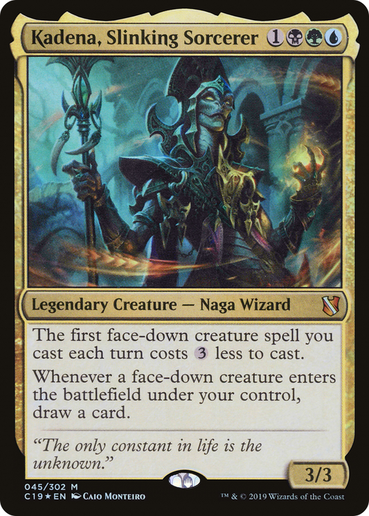 Kadena, Slinking Sorcerer (C19-045) (Foil)