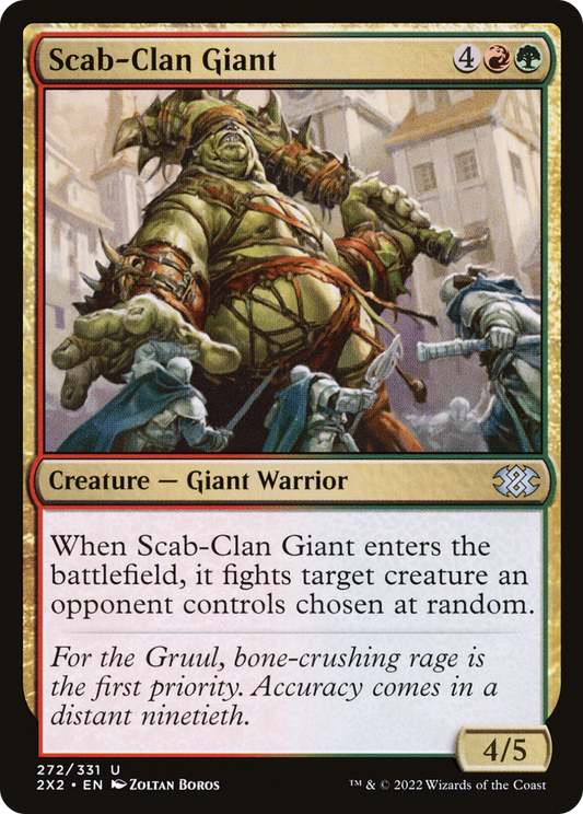 Scab-Clan Giant (2X2-272) (Foil)
