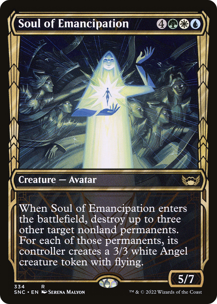 Soul of Emancipation (SNC-334) (Showcase) (Foil)