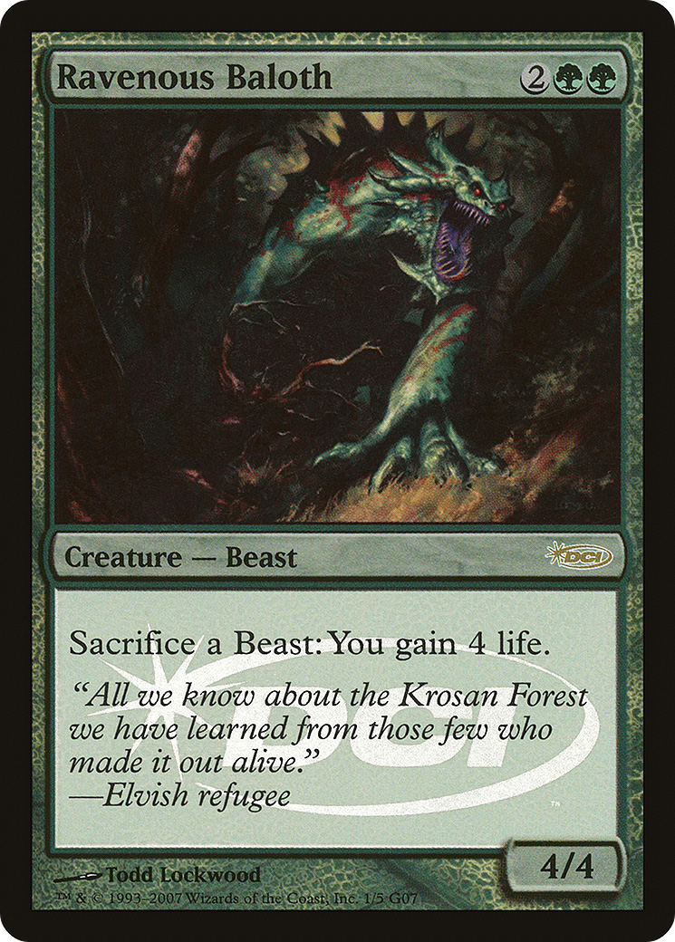 Ravenous Baloth (JDG-001) (Foil)