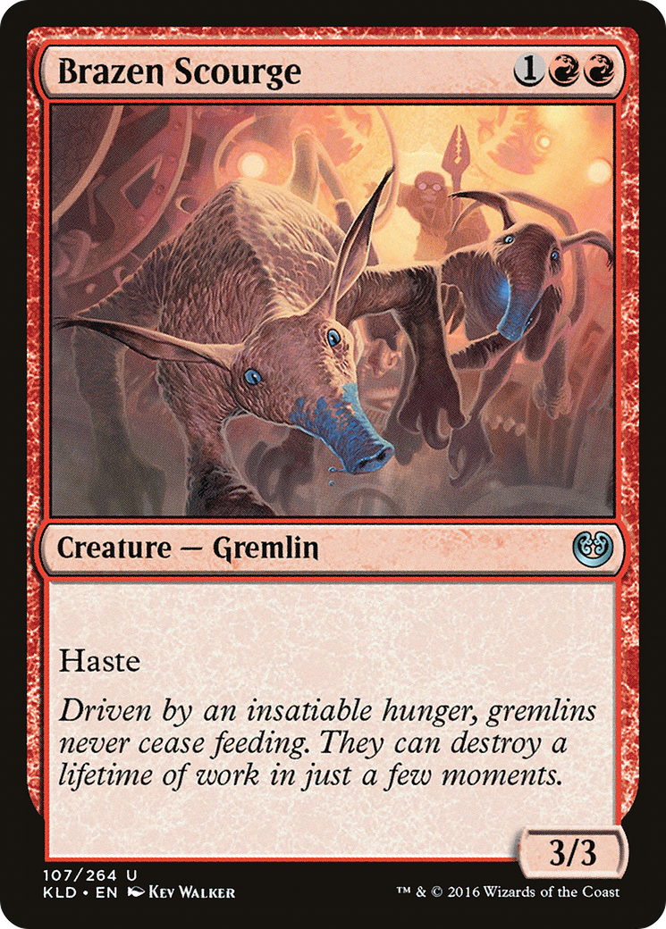Brazen Scourge (KLD-107) (Foil)