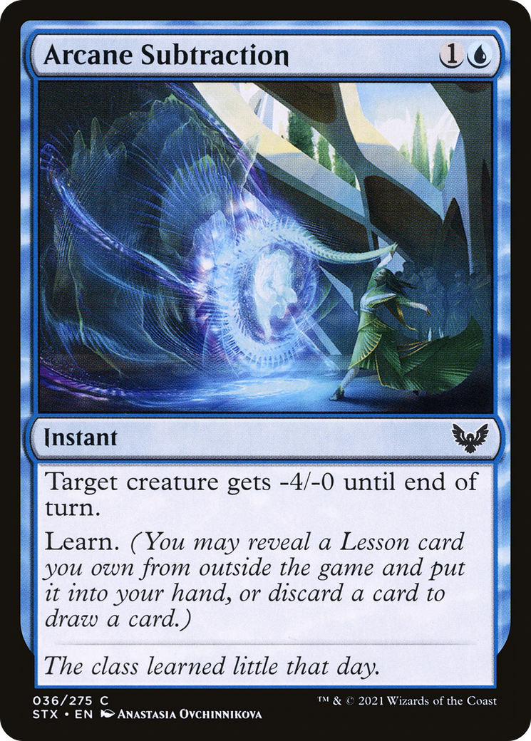 Arcane Subtraction (STX-036) (Foil)