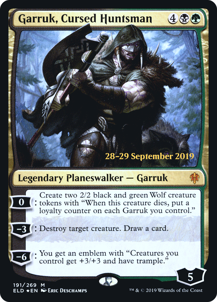 Garruk, Cursed Huntsman (PRE-191S) (Foil)