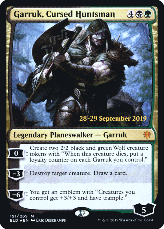 Garruk, Cursed Huntsman (PRE-191S) (Foil)