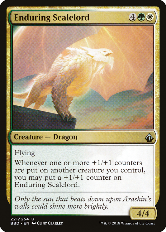 Enduring Scalelord (BBD-221) (Foil)