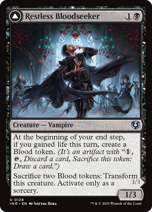 Restless Bloodseeker // Bloodsoaked Reveler (INR-128) (Foil)