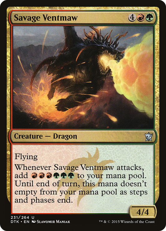 Savage Ventmaw (DTK-231) (Foil)