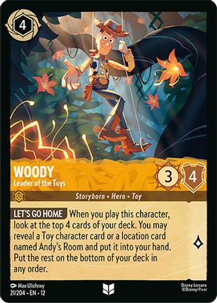Woody - Leader of the Toys (12-021) (Cold Foil)