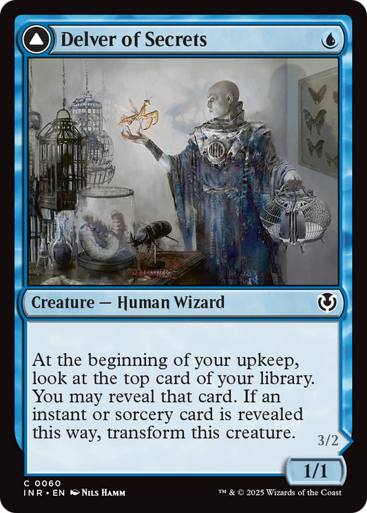 Delver of Secrets // Insectile Aberration (INR-060)