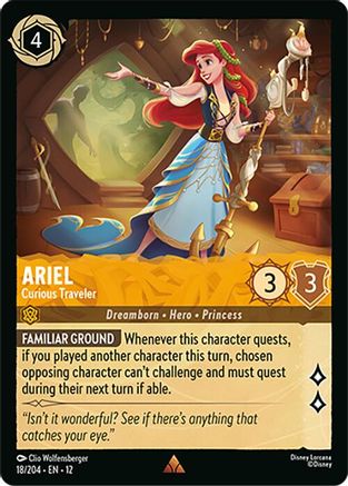 Ariel - Curious Traveler (12-018) (Cold Foil)