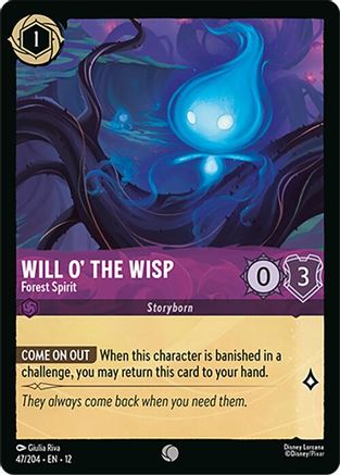 Will o' the Wisp - Forest Spirit (12-047) (Cold Foil)