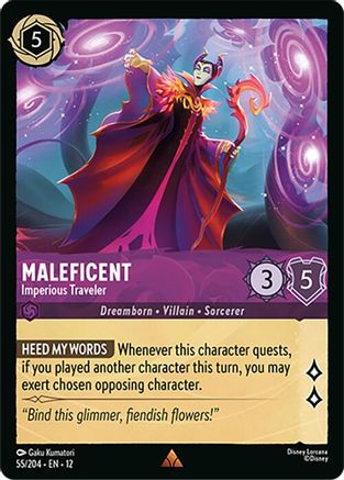 Maleficent - Imperious Traveler (12-055) (Cold Foil)