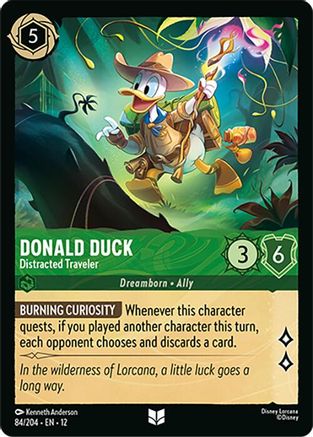 Donald Duck - Distracted Traveler (12-084)