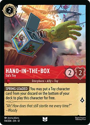 Hand-in-the-Box - Sid's Toy (12-114) (Cold Foil)