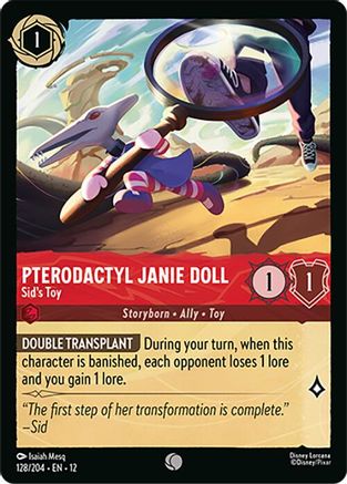 Pterodactyl Janie Doll - Sid's Toy (12-128) (Cold Foil)