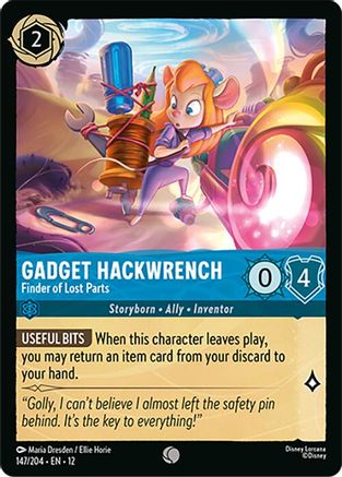 Gadget Hackwrench - Finder of Lost Parts (12-147) (Cold Foil)