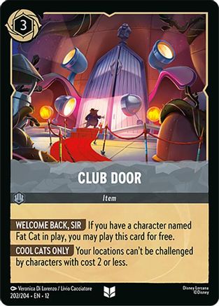 Club Door (12-202) (Cold Foil)