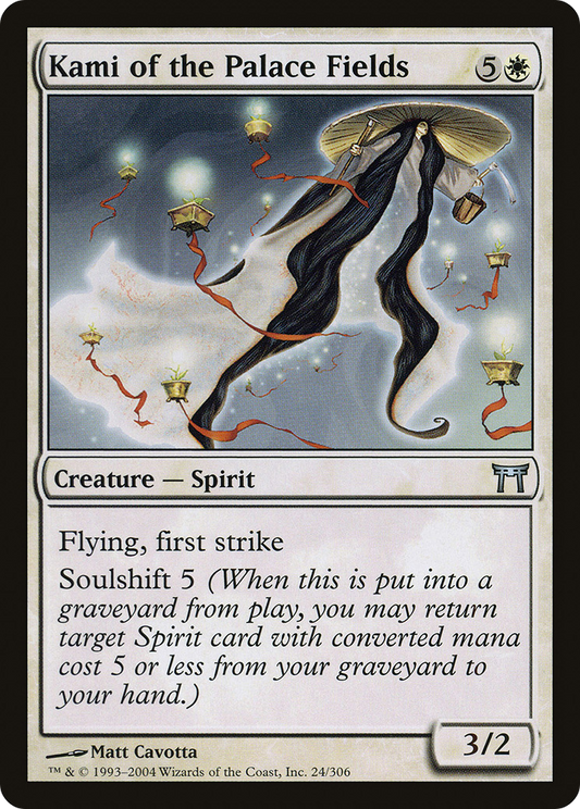 Kami of the Palace Fields (CHK-024) (Foil)