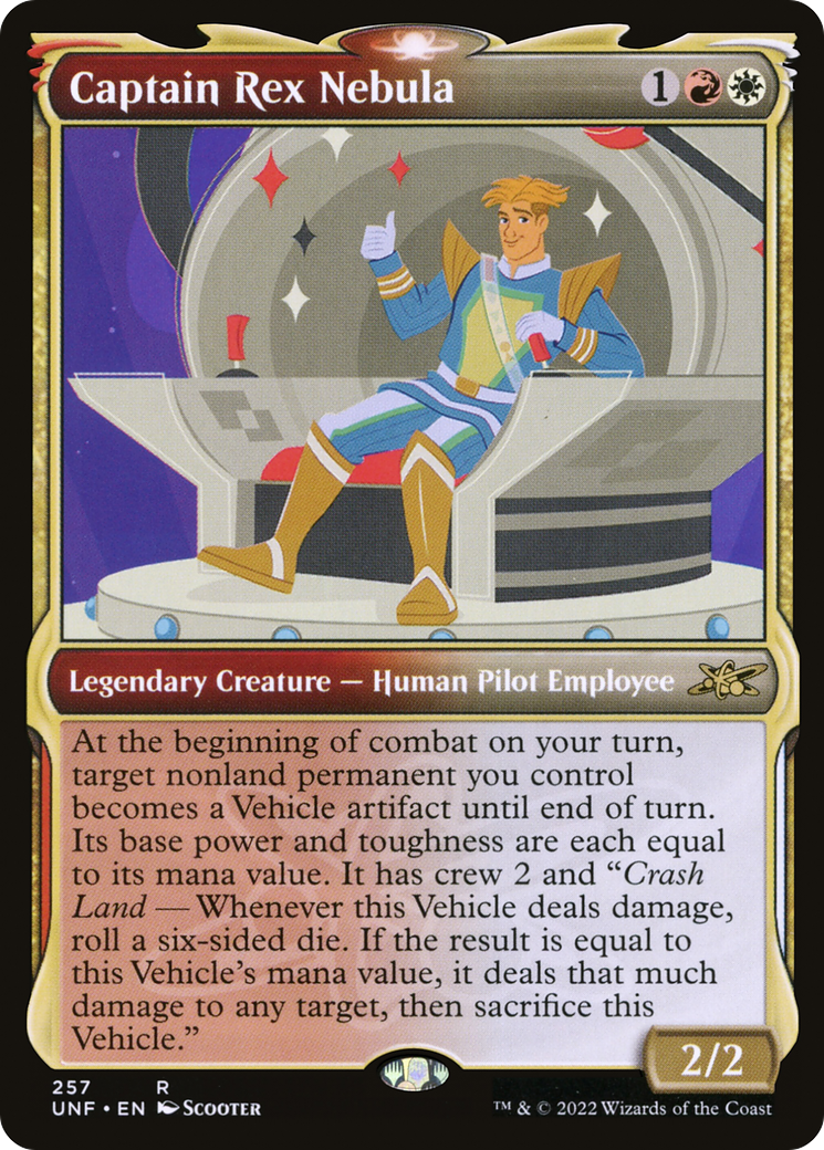 Captain Rex Nebula (UNF-257) (Showcase) (Foil)