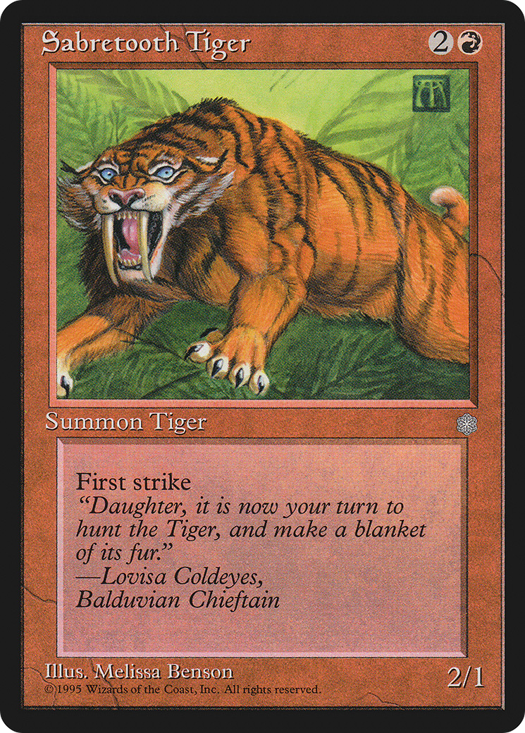 Sabretooth Tiger (ICE-215)
